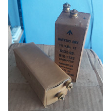 WW2 ARMY MILITARY RADIO WIRELESS SET LINE EQUIPMENT FIELD TELEPHONE BATTERY DRY