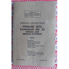 WW2 Army Military Radio Wireless Set 52 Working Instructions ZA/CAN00077 WW2 Army Military Radio Wireless Set 52 Working Instructions ZA/CAN00077