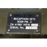 British Army Military Communications HF Receiver Reception Set R209 Mk2