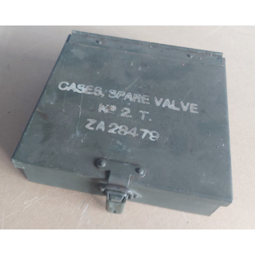 WW2 BRITISH ARMY MILITARY RADIO WIRELESS SET 38 WS38 CASES SPARE VALVE NO 2T WW2 BRITISH ARMY MILITARY RADIO WIRELESS SET 38 WS38 CASES SPARE VALVE NO 2T