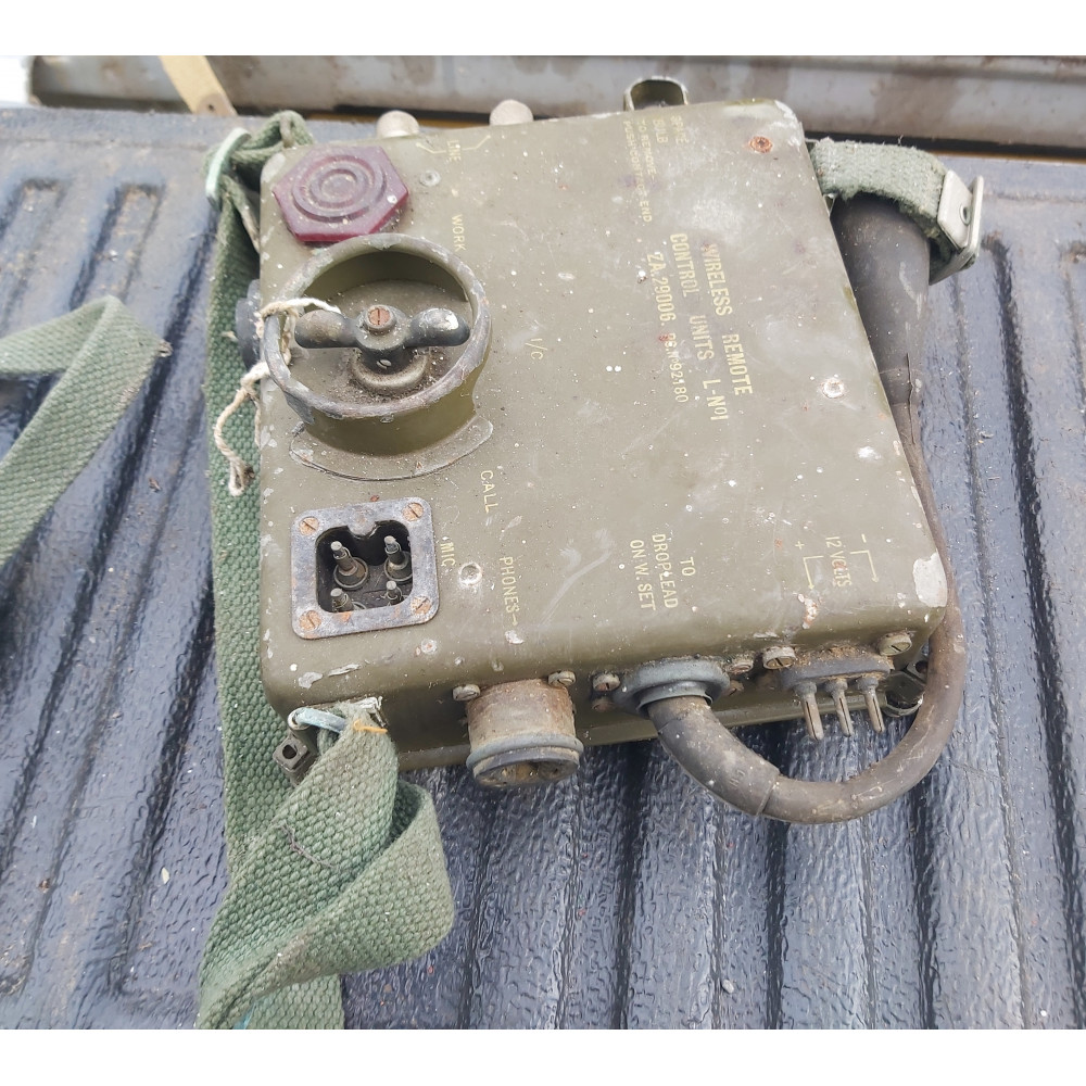 WW2 Army Military Radio Wireless Set 62 WS62 REMOTE CONTROL UNIT AND ...