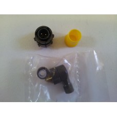 Clansman 2 Pin Right Angled Male Power Connector