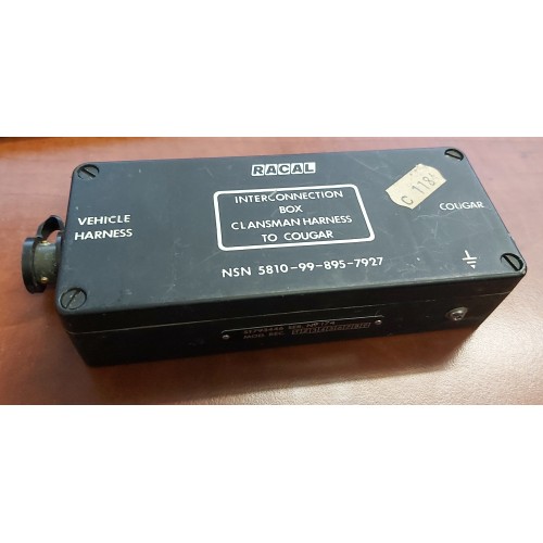 RACAL COUGAR INTERCONNECTION BOX CLANSMAN HARNESS Army Military Radio ST793446