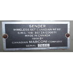 Canadian Wireless Set 52 WS52 HF Radio Station Canadian Wireless Set 52 WS52 HF Radio Station
