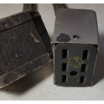 WW2 RAF Military Radio T1154 R1155 Braided 6 Way Cable PSU to PSU