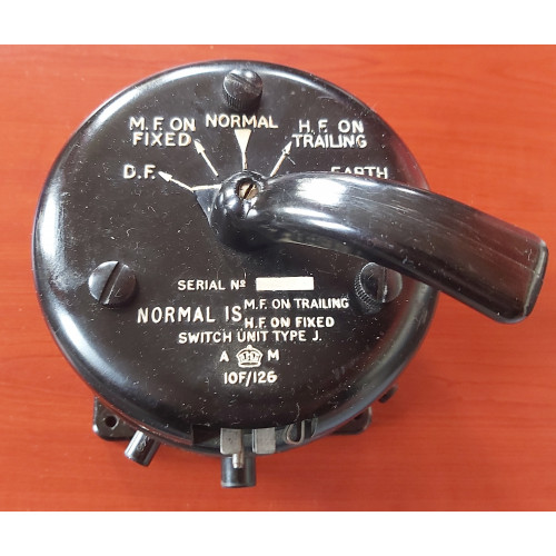 WW2 RAF MILITARY AIR MINISTRY T1154 R1155 AERIAL J SWITCH 10F/126 WW2 RAF MILITARY AIR MINISTRY T1154 R1155 AERIAL J SWITCH 10F/126