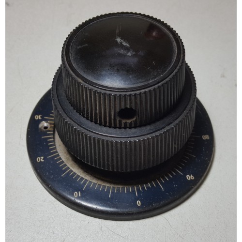 WW2 RAF Air Ministry Radio Communications Receiver R1155 Tuning Control WW2 RAF Air Ministry Radio Communications Receiver R1155 Tuning Control