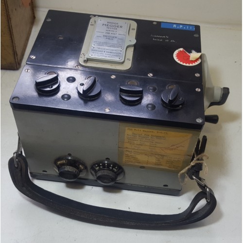 Evershed & Vignoles Bridge Megger Tester Series 2. Ex MOD with Case