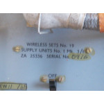 Wireless Set 19 Mk3 with Power Supply No1 Mk3 and Variometer