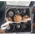 WIRELESS SET 19 WS19 WS22 WW2 ARMY MILITARY RADIO CASE SPARE VALVES No4G MK1/1 WIRELESS SET 19 WS19 WS22 WW2 ARMY MILITARY RADIO CASE SPARE VALVES No4G MK1/1