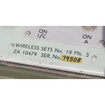 WW2 Army Military Radio Wireless Set 19 WS19 Radio Mk3 SN:79508 WW2 Army Military Radio Wireless Set 19 WS19 Radio Mk3 SN:79508