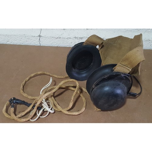 WW2 Army Military Radio Wireless Set 19 WS19 Headgear Headphones Spares